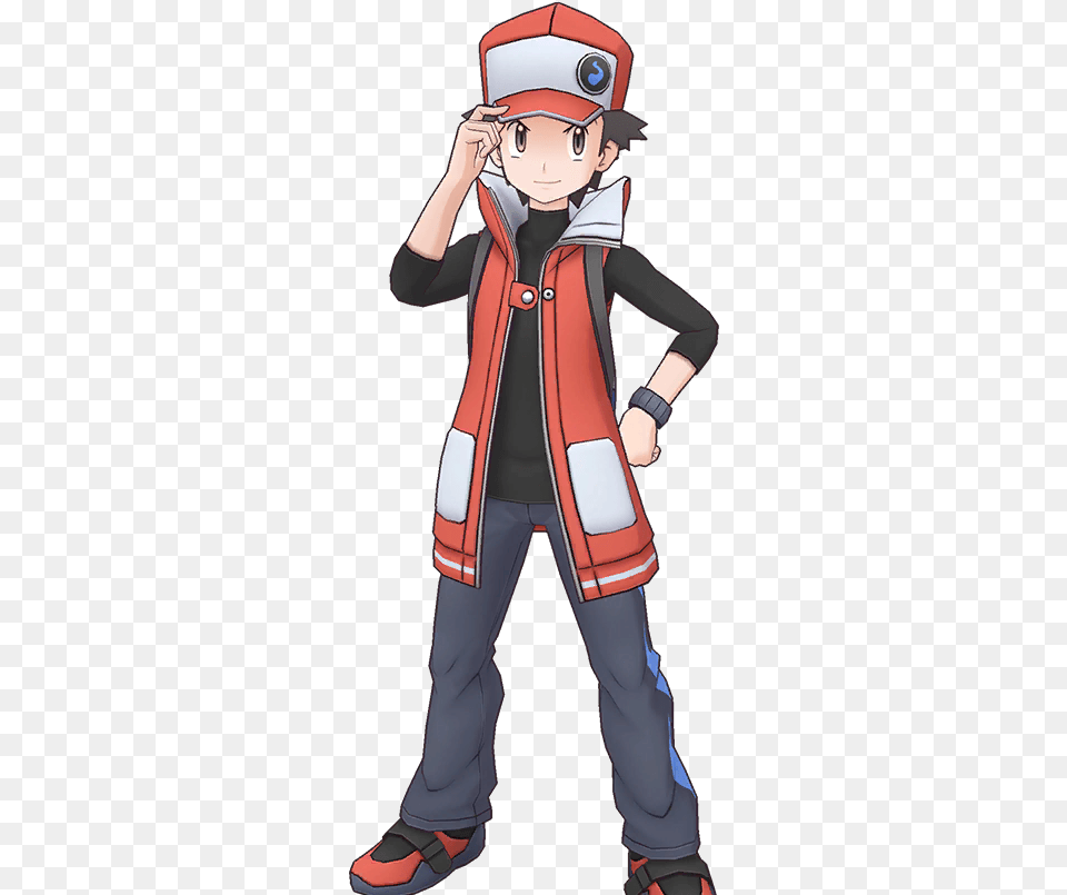 Red Pokemon Masters Sygna Suit Red, Book, Comics, Publication, Person Free Transparent Png