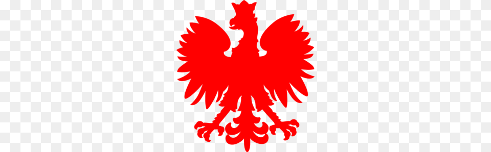 Red Polish Falcon Clip Art, Emblem, Symbol, Baby, Person Free Png Download