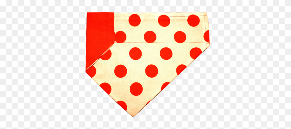 Red Polka Dot Dog Bandana, Pattern, Flag, Accessories Png Image