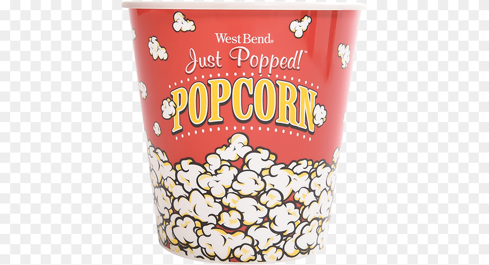 Red Popcorn Bucket Popcorn Bucket 3 Quart, Food, Can, Tin, Snack Free Png Download