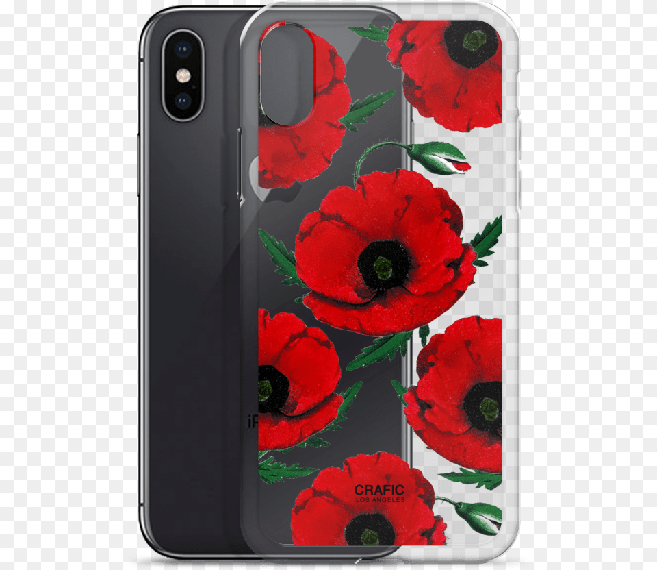 Red Poppy Iphone Xs Max Case, Electronics, Mobile Phone, Phone, Flower Free Transparent Png