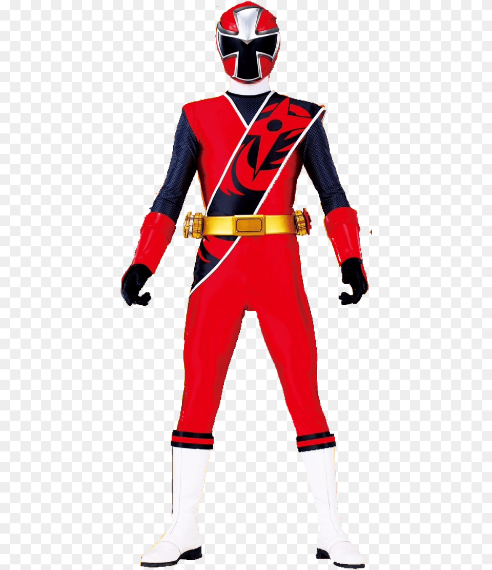Red Power Ranger Ninja Steel, Clothing, Costume, Helmet, Person Png