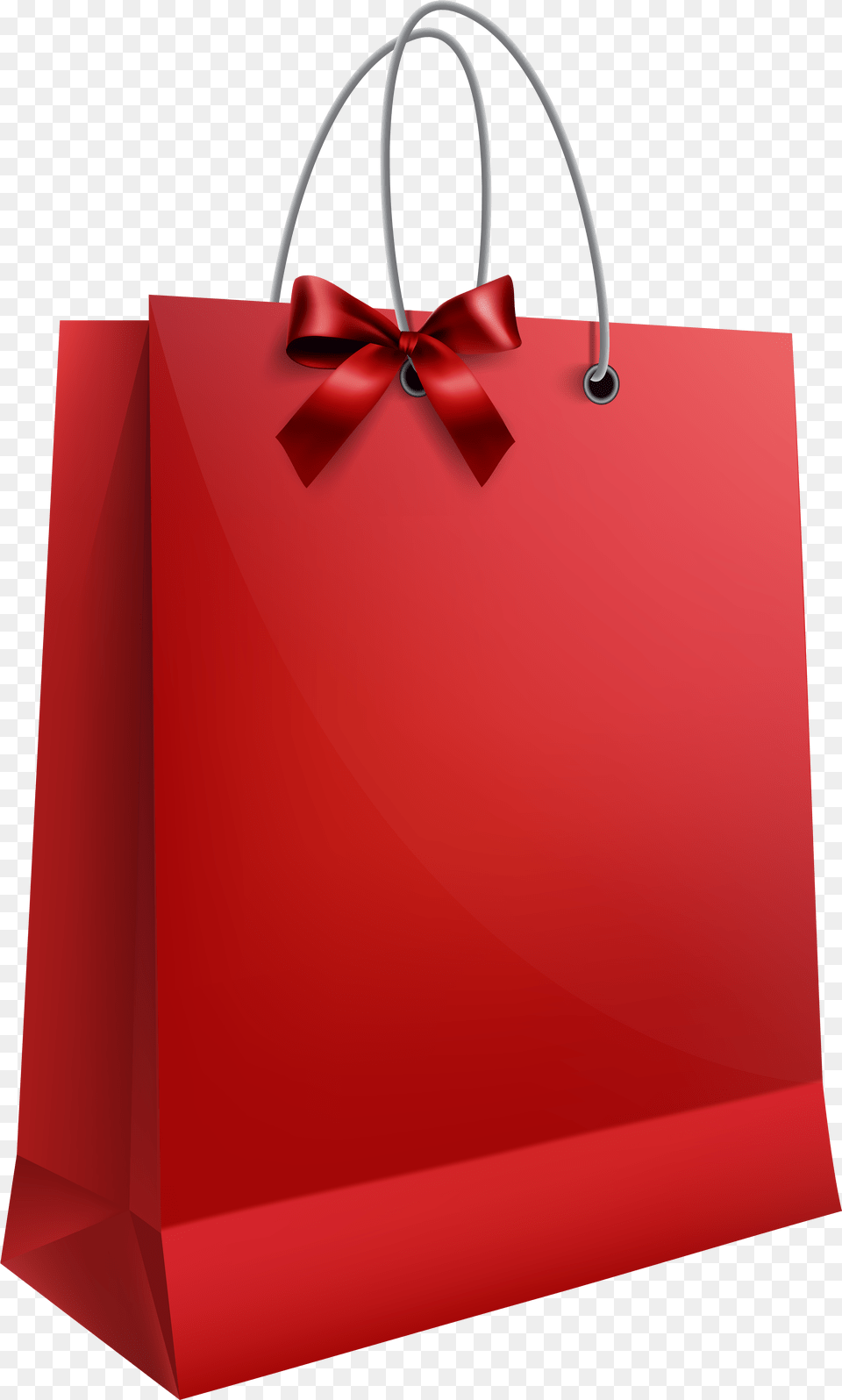Red Present Clipart Bow, Bag, Shopping Bag, Tote Bag, Accessories Png Image