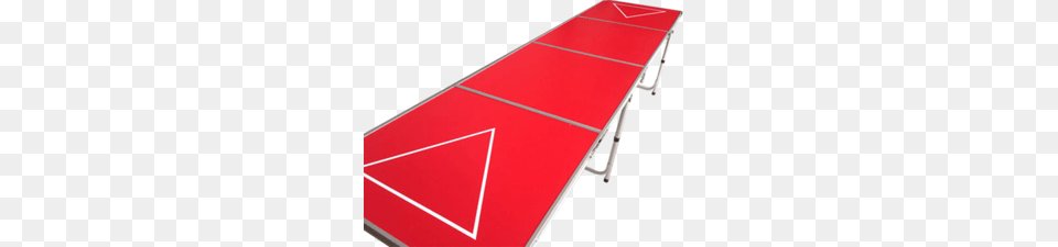 Red Professional Ft Beer Pong Table Beer Bongs Australia, Furniture Free Png Download