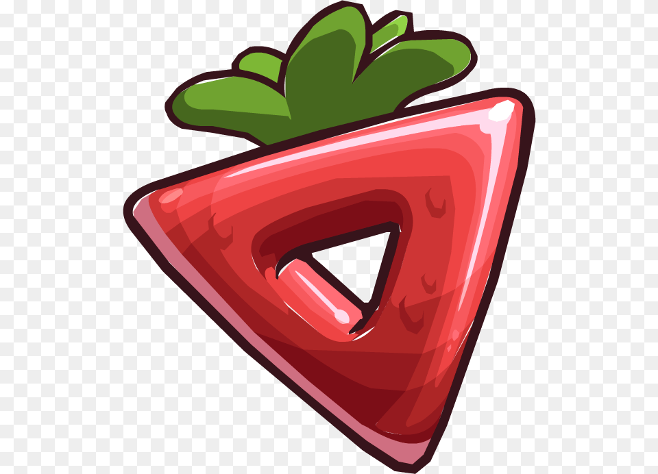 Red Puffle Wild Berry Cp Times 2 Club Penguin Puffle Berry, Triangle Free Transparent Png