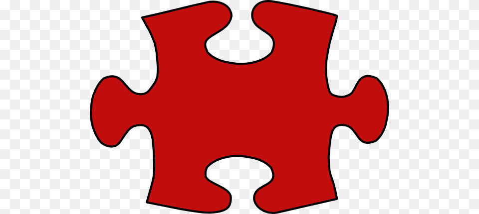 Red Puzzle Peice Clip Art, Game, Jigsaw Puzzle Free Png Download