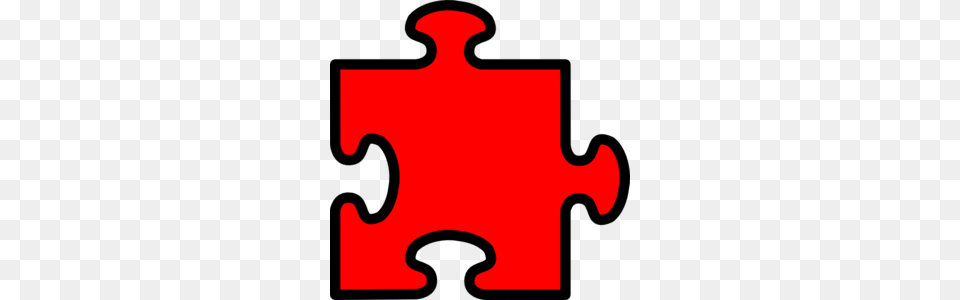 Red Puzzle Piece Clip Art, Game, Jigsaw Puzzle Free Png Download