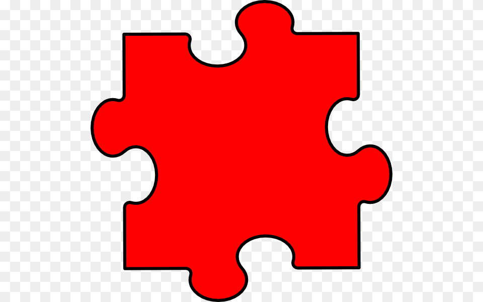 Red Puzzle Piece Clip Art At Clker Green Puzzle Piece Clipart, Game, Jigsaw Puzzle, Dynamite, Weapon Free Png Download
