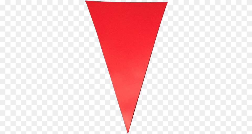 Red Pvc Bunting Flag, Triangle Png