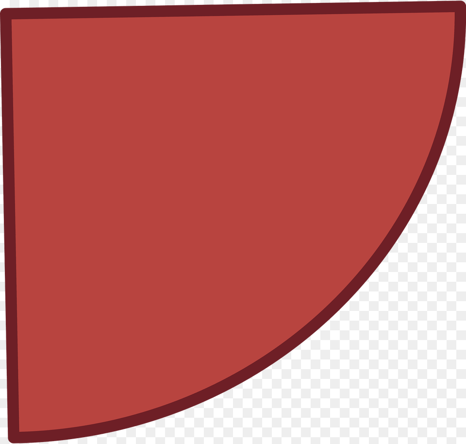 Red Quarter Circle Clipart, Armor, Shield Free Png Download