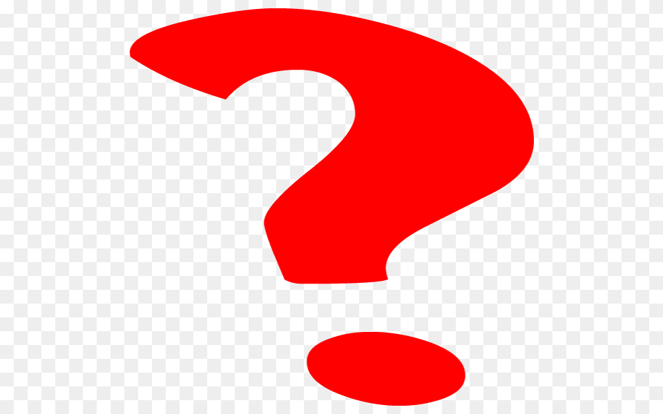 Red Question Mark, Text Free Transparent Png