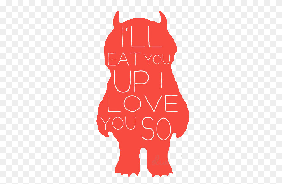 Red Quote Monster Transparent Where The Wild Things Are Trans Par, Text Free Png
