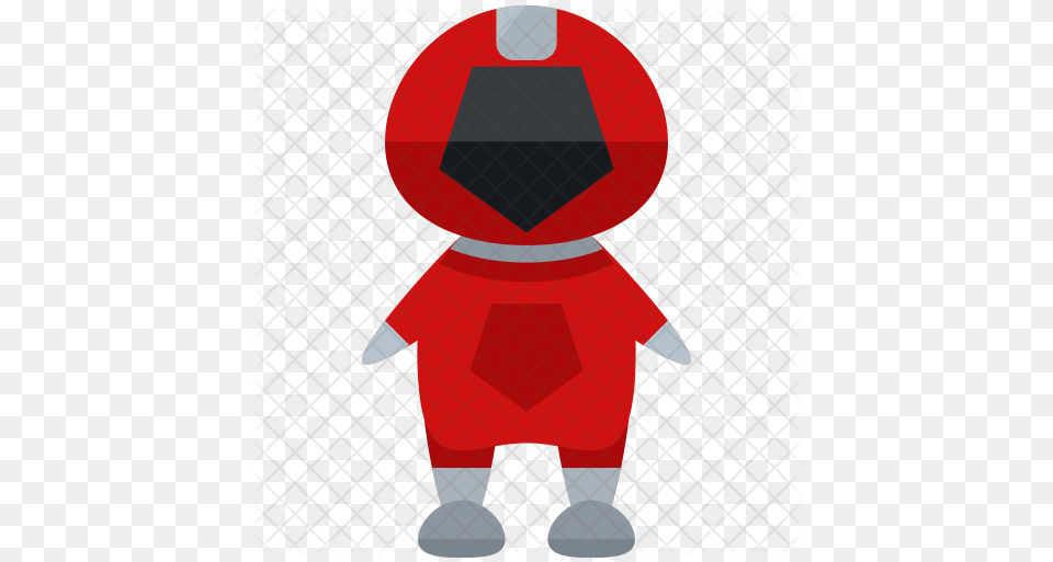 Red Ranger Icon Of Flat Style Illustration, Clothing, Coat, People, Person Png