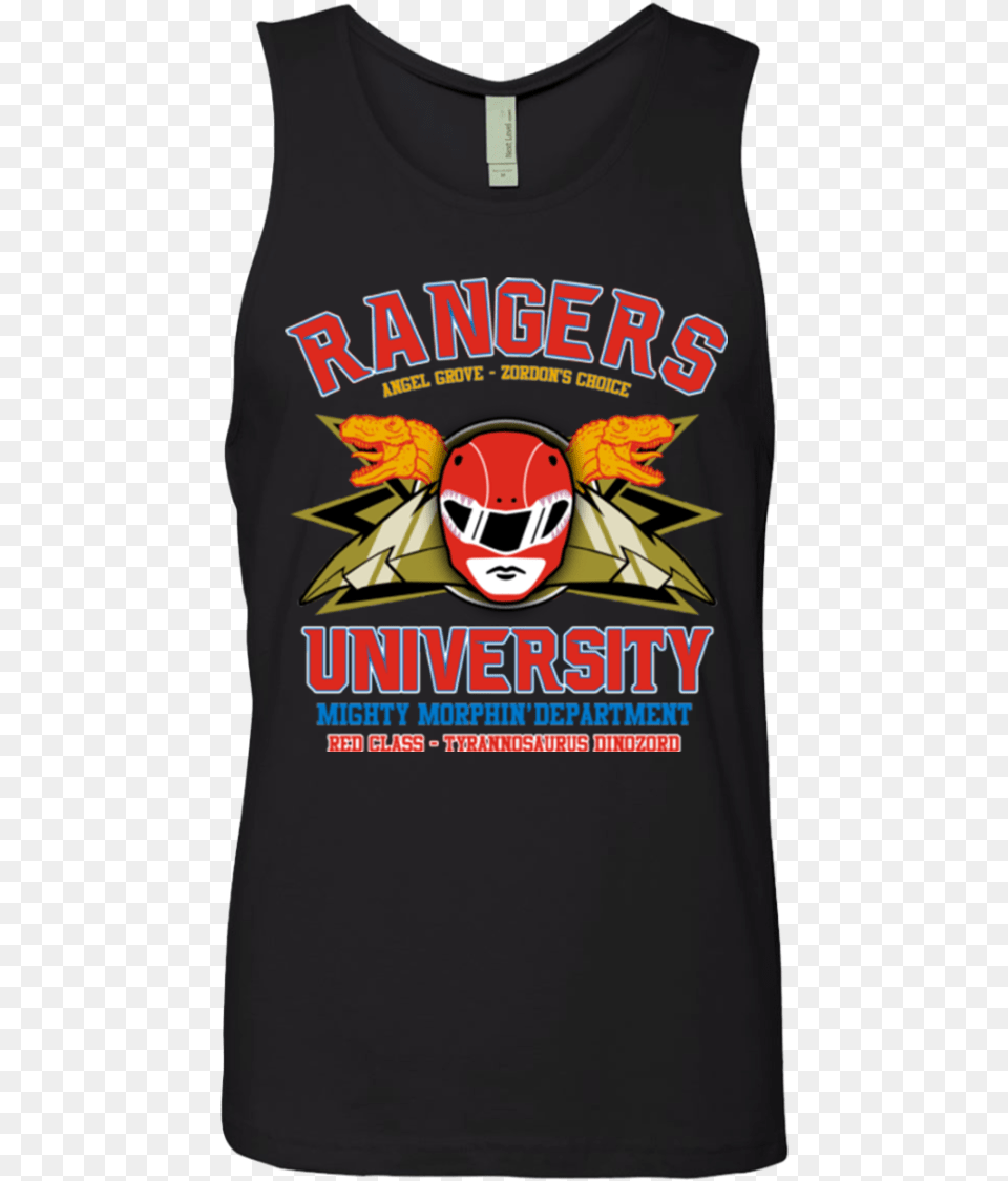 Red Ranger Men39s Premium Tank Top Top, Clothing, Shirt, T-shirt, Tank Top Free Transparent Png