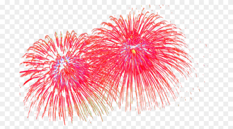 Red Realistic Fireworks Vector Hd 3 Transparent Background Red Fireworks Clipart Free Png Download