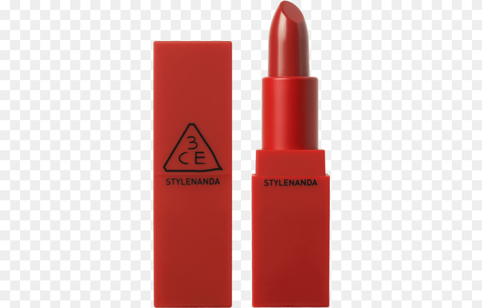 Red Recipe Lip Color 3ce Lipstick, Cosmetics Png Image