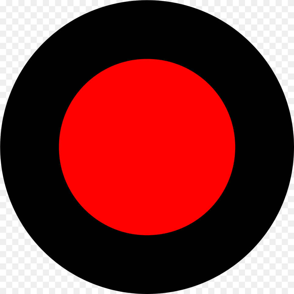 Red Recording Dot Black And White Circle, Sphere, Astronomy, Moon, Nature Free Png Download