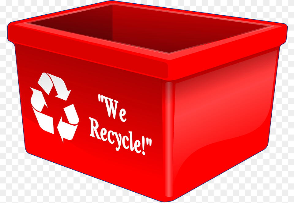 Red Recycling Bin, Recycling Symbol, Symbol, Mailbox Png