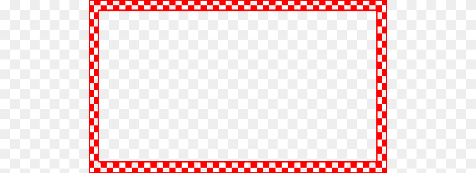Red Red Checkered Border, Blackboard Free Png Download