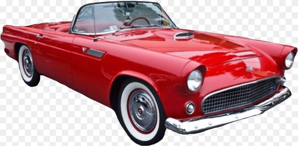 Red Retro Car Retro Car, Transportation, Vehicle, Machine, Wheel Free Png Download