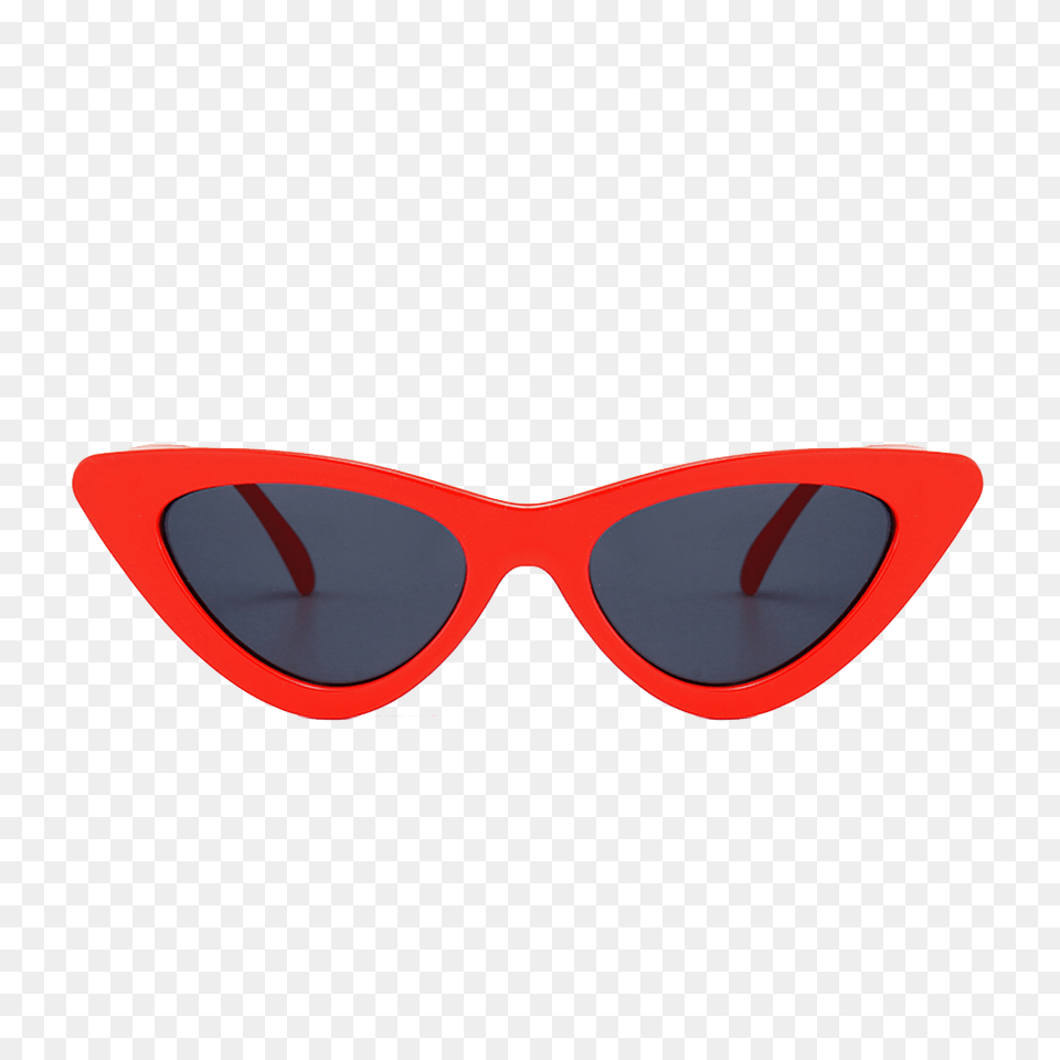 Red Retro Cat Eye Sunglasses Jewelry, Accessories, Glasses Png Image