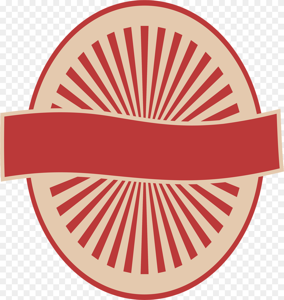Red Retro Label Clipart, Logo Png