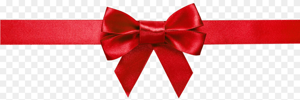 Red Ribbon And Bow, Accessories, Formal Wear, Tie, Bow Tie Png Image