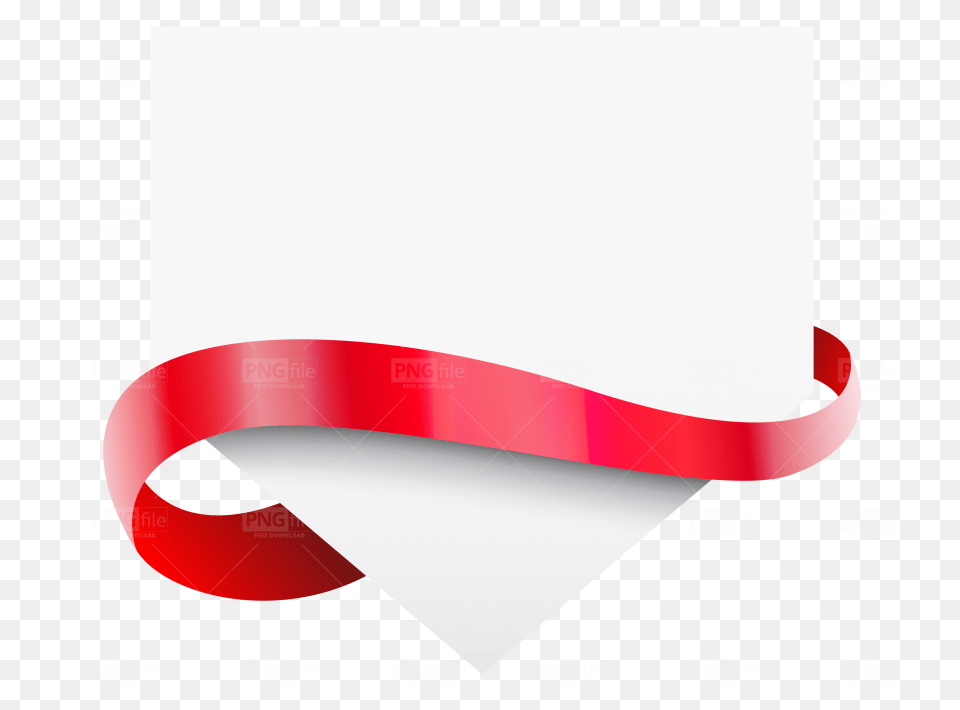 Red Ribbon Banner Download Photo 551 Pngfile Ribbon Download, Paper, Text Png