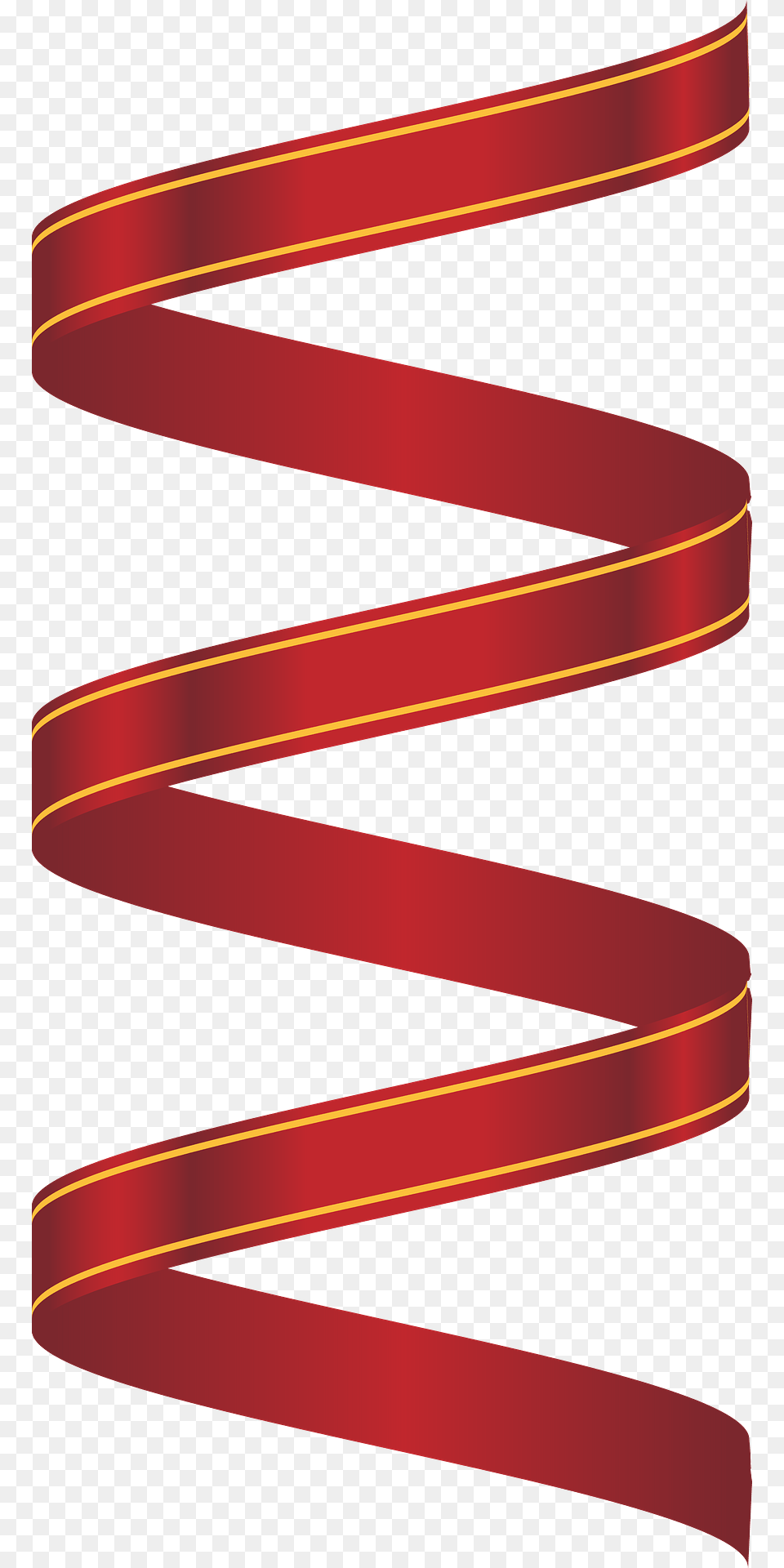 Red Ribbon Clipart, Coil, Spiral, Dynamite, Weapon Png Image