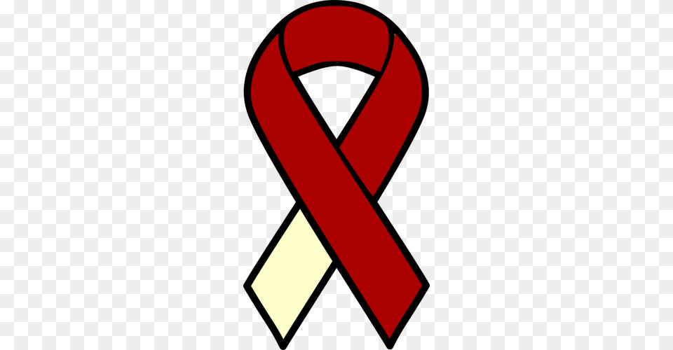 Red Ribbon For Cancer Awareness, Symbol, Mailbox Free Transparent Png