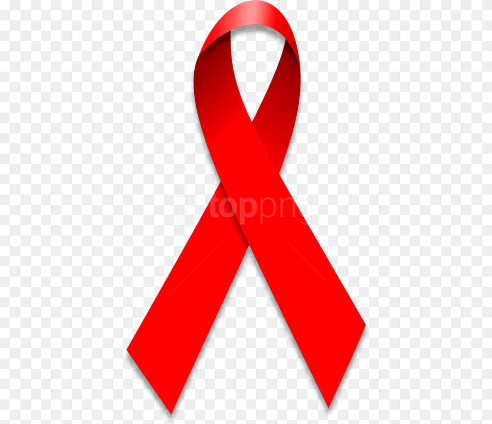 Red Ribbon Images Transparent World Aids Day, Symbol, Alphabet, Ampersand, Text Free Png