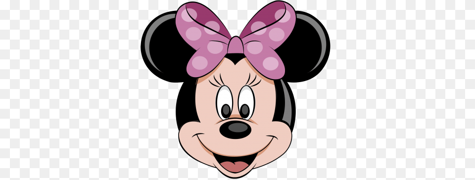Red Ribbon Minnie Mouse Clip Art, Cartoon, Face, Head, Person Free Png Download