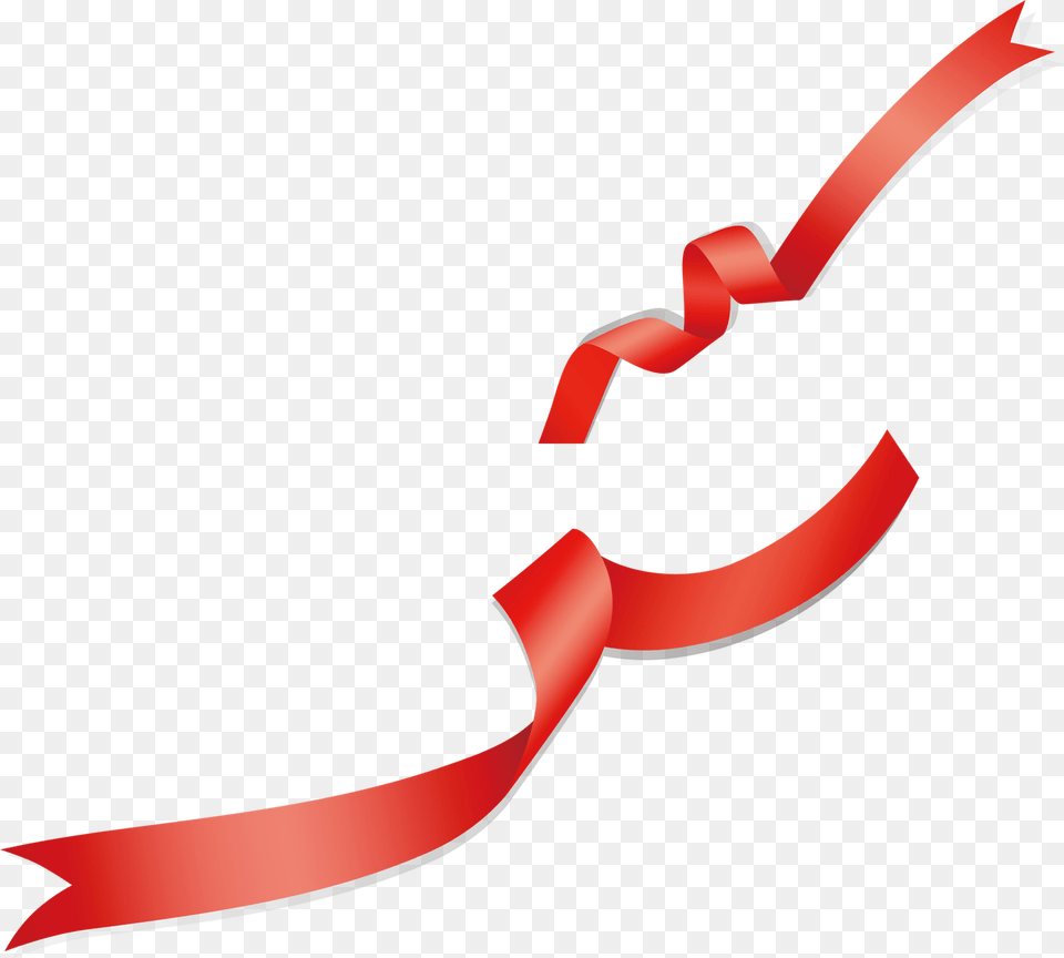 Red Ribbon Textile Ribbon, First Aid, Art, Graphics Free Png Download