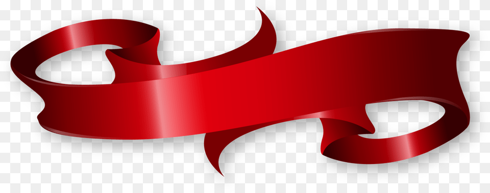 Red Ribbon Transparent Background Transparent Background Ribbon, Logo, Symbol, Smoke Pipe, Text Free Png
