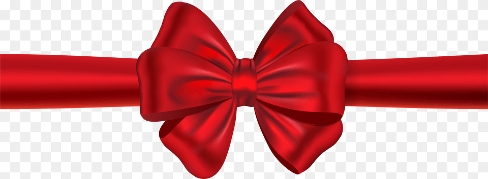 Red Ribbon With Bow Clipart Image Ribbon And Bow, Accessories, Formal Wear, Tie, Bow Tie Free Transparent Png