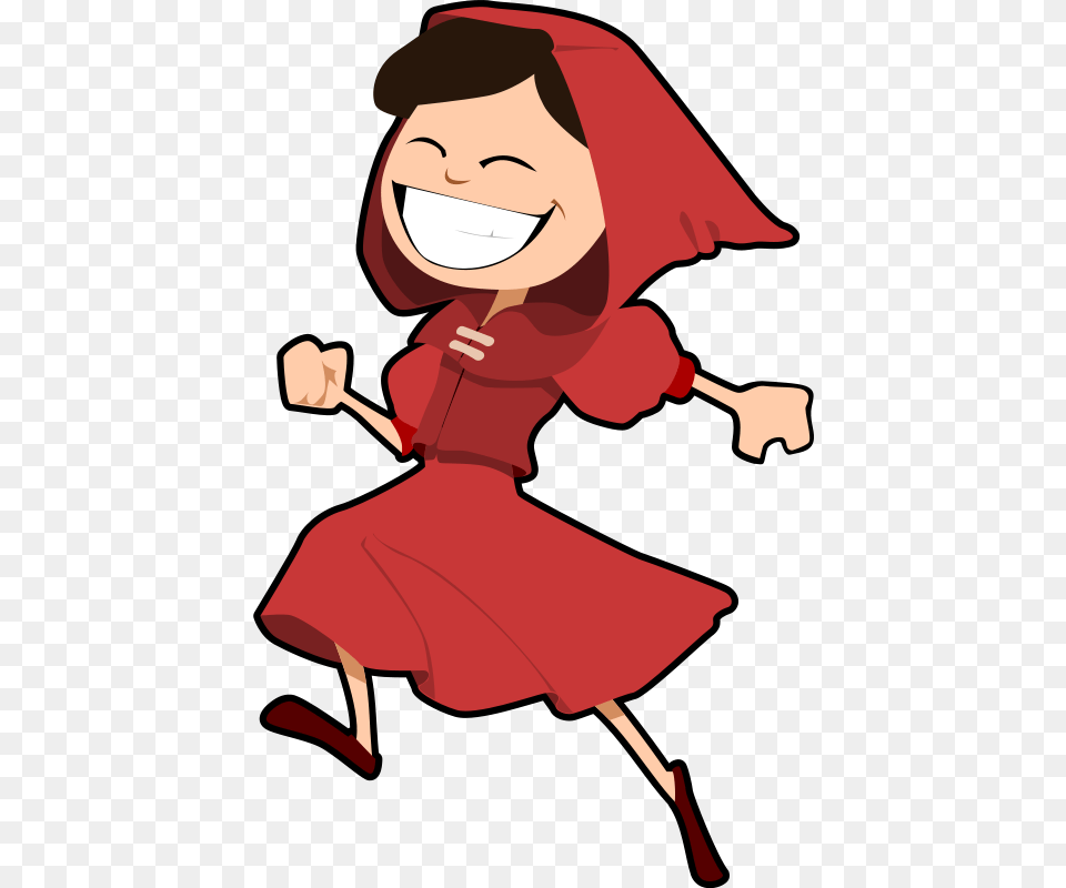 Red Riding Hood Clipart Happy Girl, Baby, Person, Face, Head Png