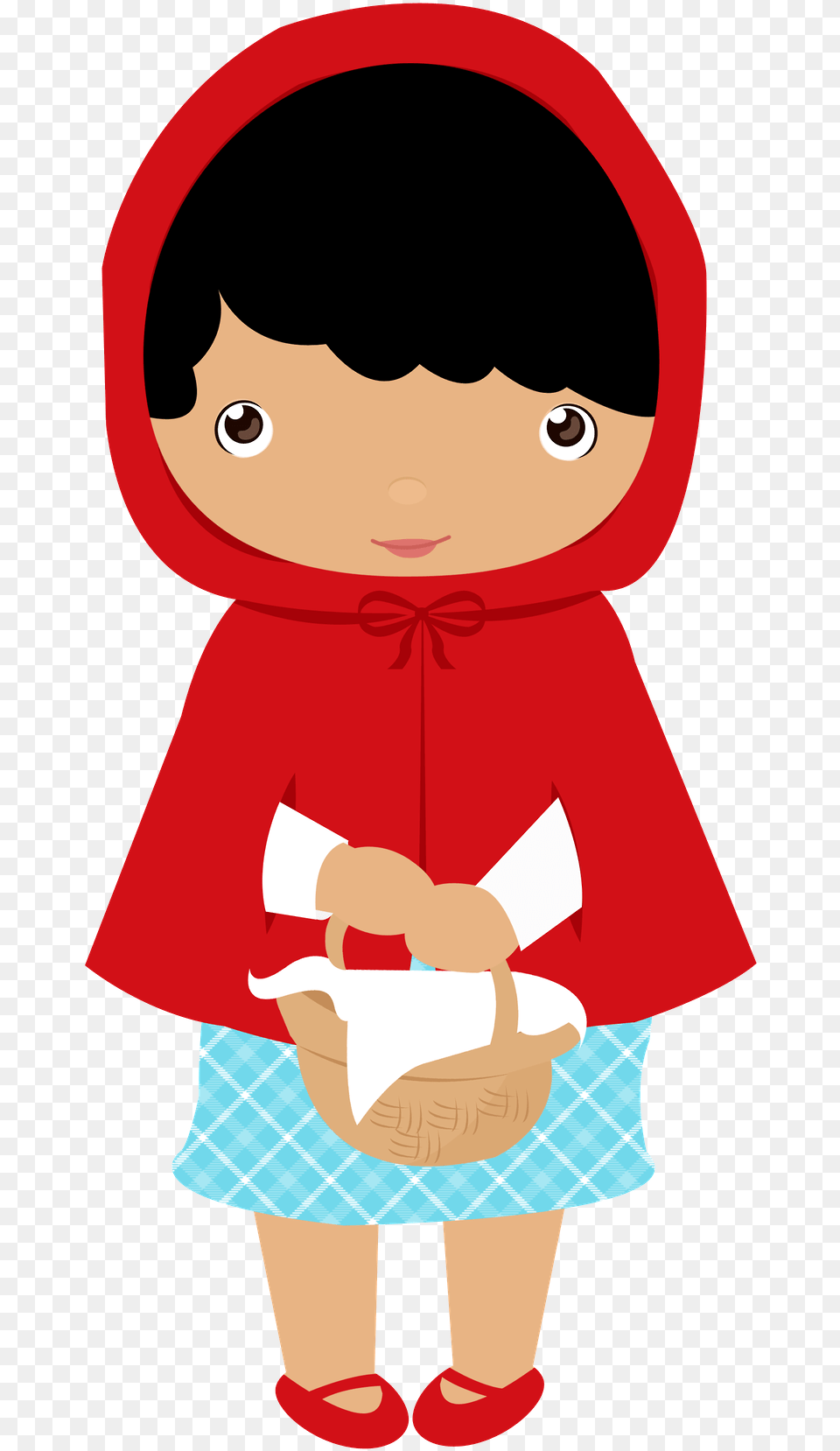 Red Riding Hood Clipart Happy Person Little Red Riding Hood Clip Art, Baby, Face, Head Free Png Download