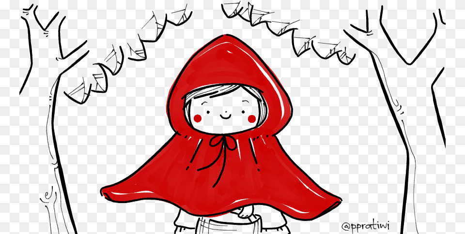 Red Riding Hood Red Riding Hood Easy Drawing, Clothing, Fashion, Appliance, Blow Dryer Png