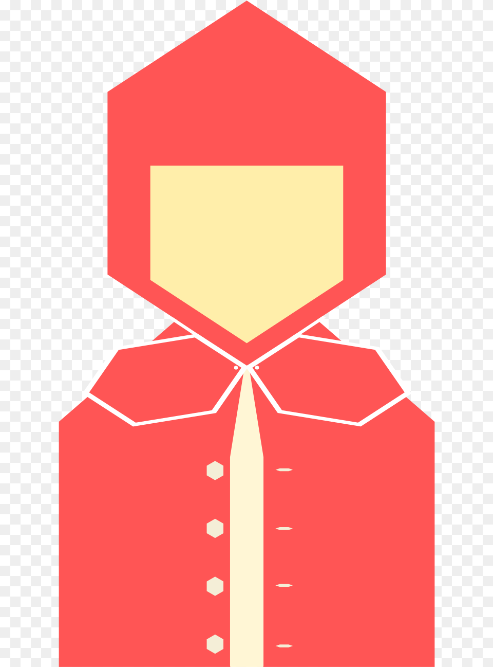 Red Riding Hooxagon Clip Arts Illustration, Clothing, Coat, Hood Png Image