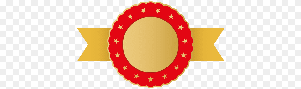 Red Rim Golden Ribbon Clutch, Gold, Symbol Free Png