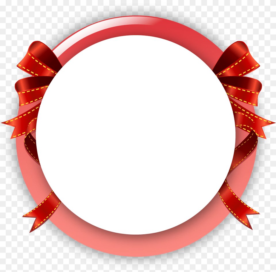 Red Ring Picture Template Ribbon, Oval, Mirror, Chandelier, Lamp Free Transparent Png