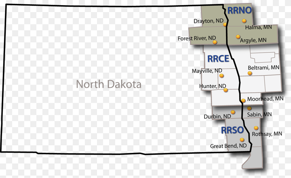 Red River Central Minnesota Amp North Dakota Diagram, Chart, Plot, Atlas, Map Png