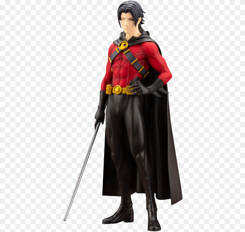 Red Robin Ikemen Series 17th Scale Statue, Adult, Cape, Clothing, Costume Free Transparent Png