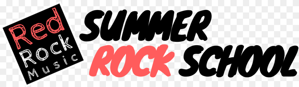 Red Rock Music Presents Summer Rock School Illustration, Text Free Transparent Png