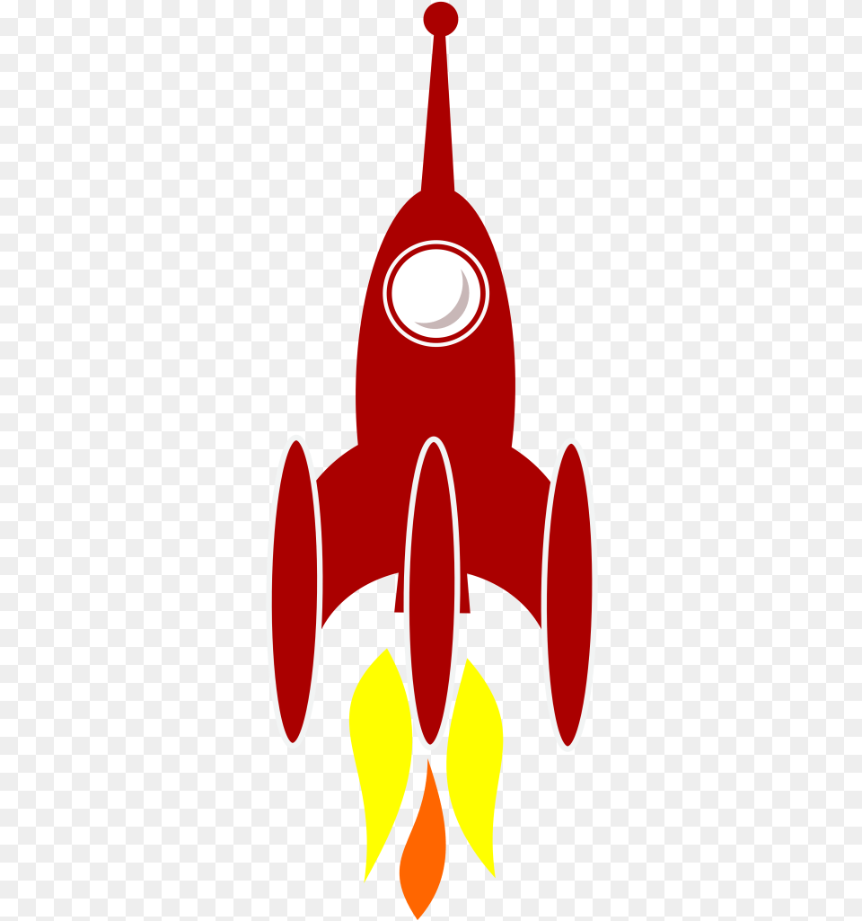 Red Rocket No Background, Aircraft, Transportation, Vehicle, Jet Free Png Download