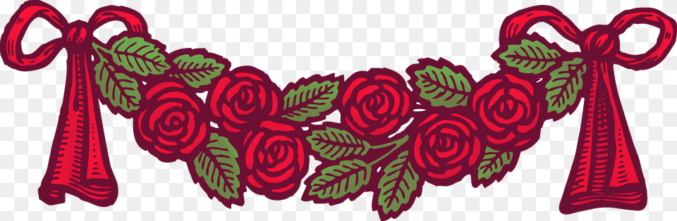 Red Rose Clipart Red Thing, Pattern, Flower, Plant, Embroidery Png Image