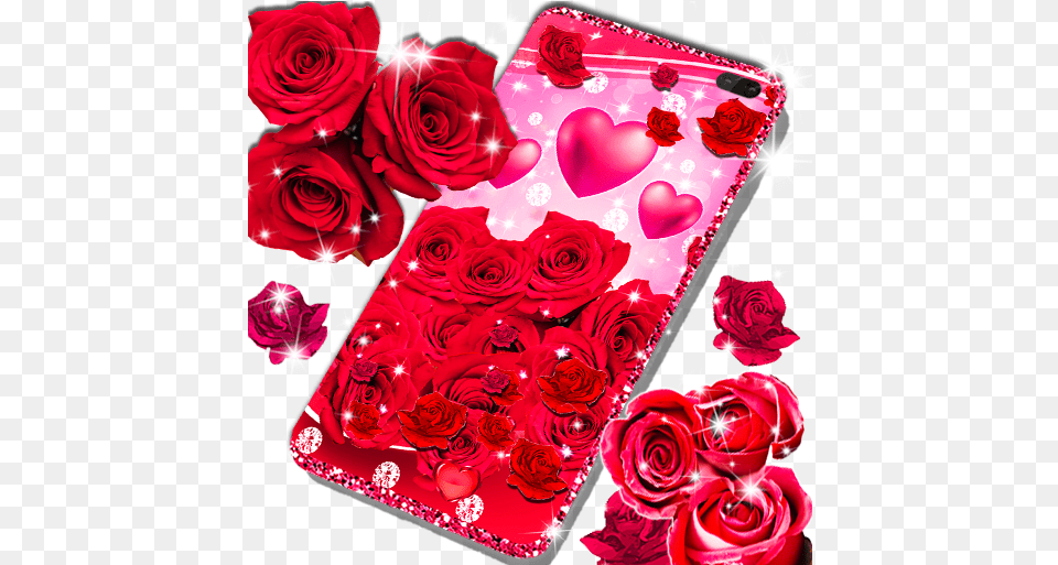 Red Rose Live Wallpaper Apps On Google Play 2020 Rose Live, Plant, Flower, Art, Graphics Free Transparent Png
