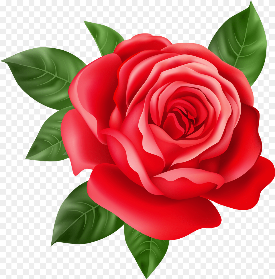 Red Rose Transparent Clip Art, Rocket, Weapon Free Png