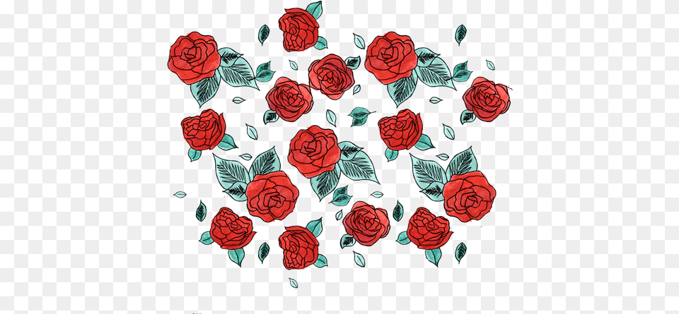 Red Roses Illustration Flowers Image 213 Pngmix, Art, Floral Design, Flower, Graphics Free Png