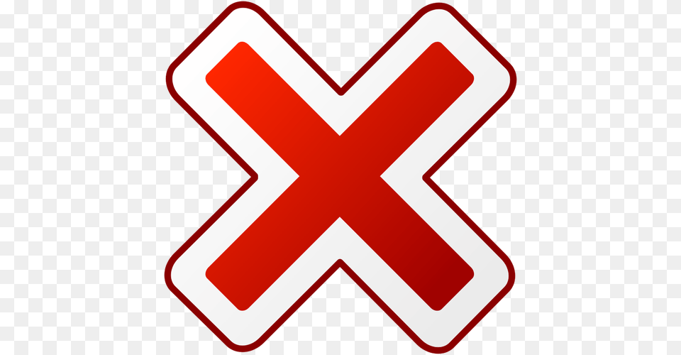 Red Round Error Warning Vector Icon, Logo, Symbol, First Aid, Red Cross Png Image